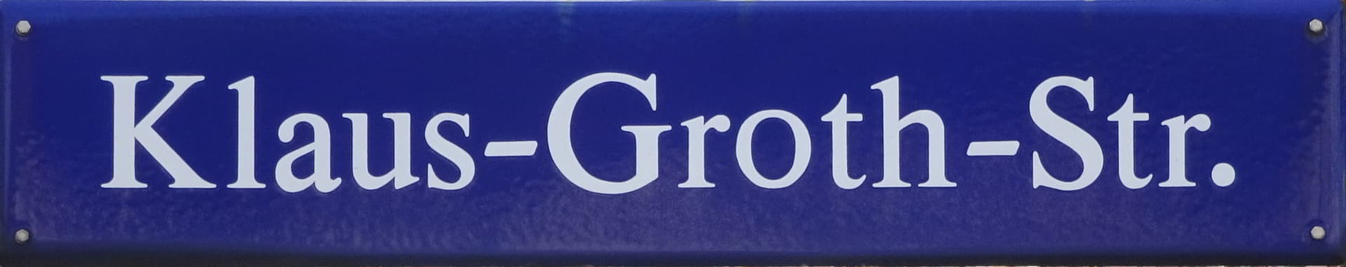Strassenschildklausgrothstr